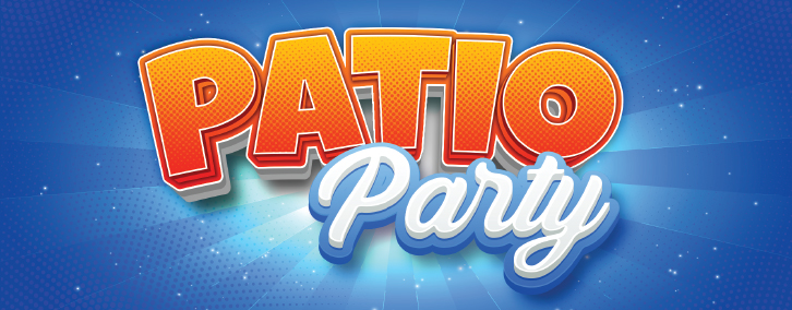 Patio party logo